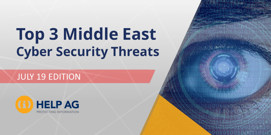 TOP MIDDLE EAST CYBER THREATS- 19 JULY 2018
