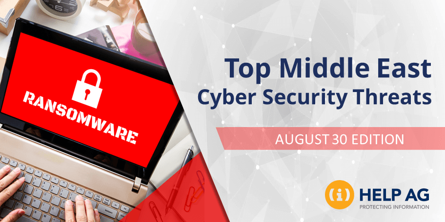 TOP MIDDLE EAST CYBER THREATS-30 AUGUST 2018
