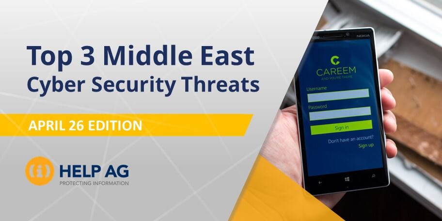 TOP MIDDLE EAST CYBER THREATS-26 APRIL 2018