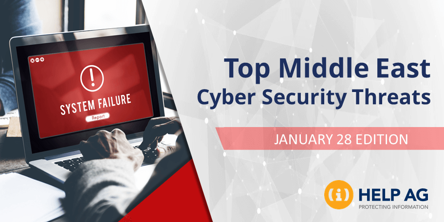 Top Middle East Cyber Threats- 28 January 2019