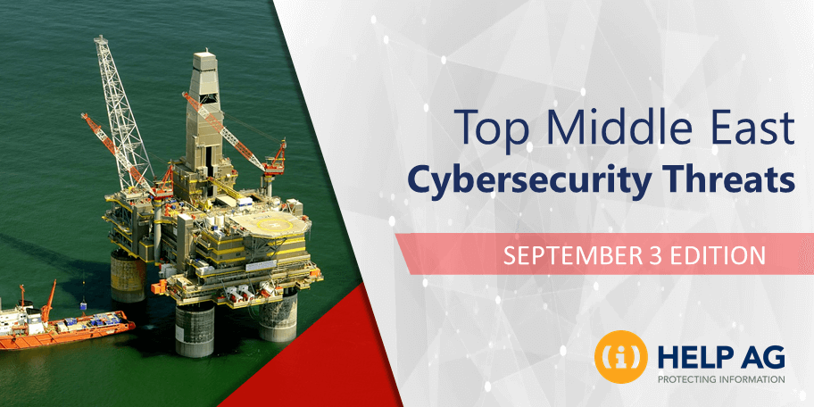 Top Middle East Cyber Threat- 3 September 2019