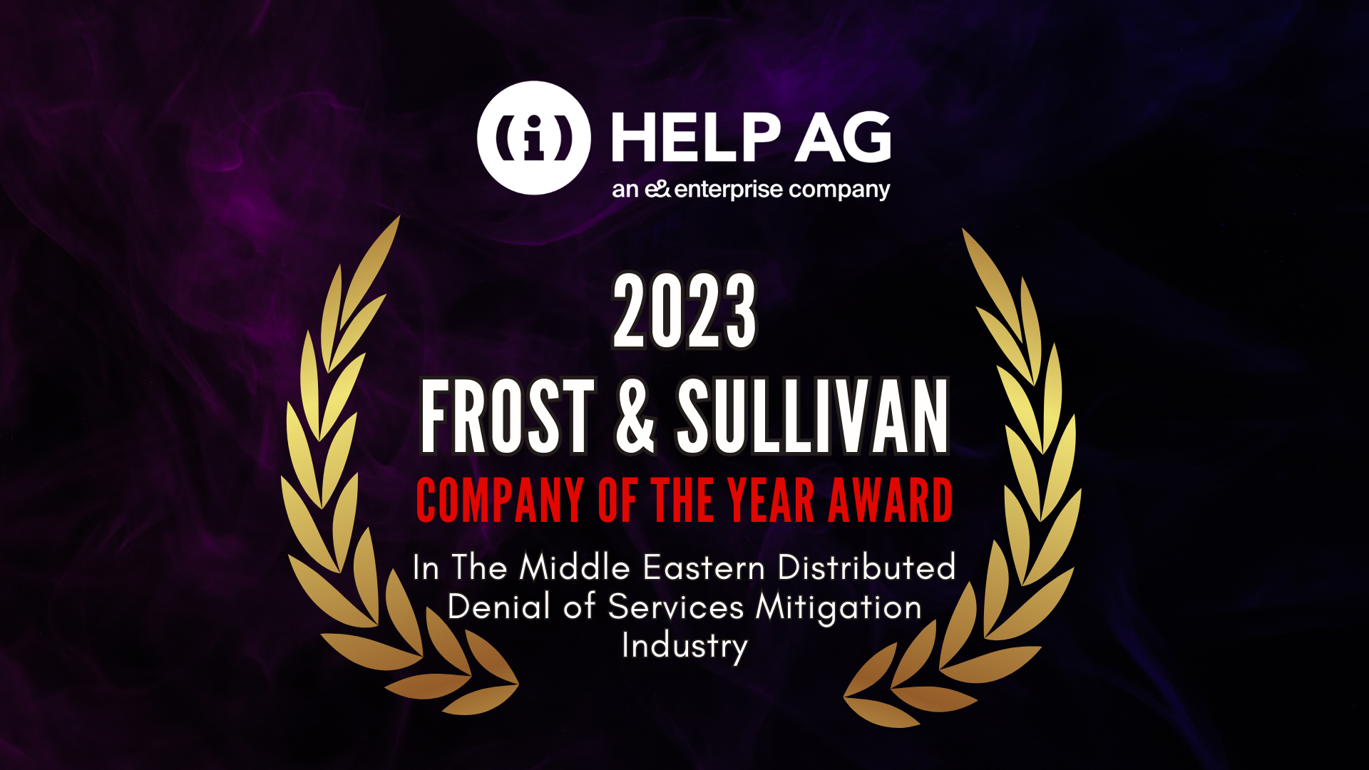 Help AG Recognized as Frost & Sullivan’s Company of the Year in the DDoS Mitigation Industry